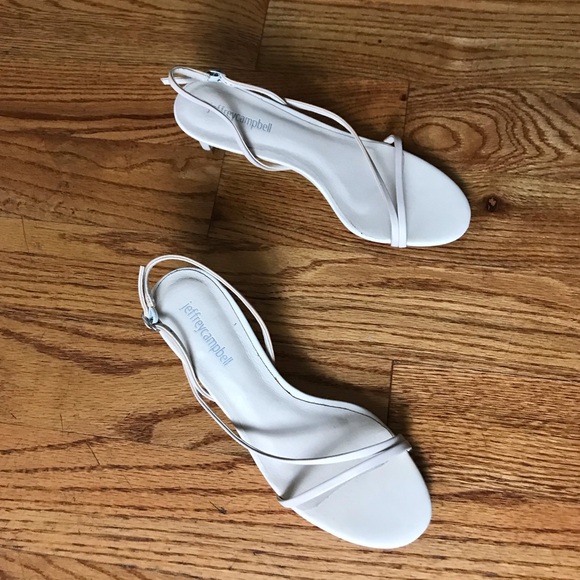 Jeffrey Campbell Shoes - Jeffrey Campbell Off White Morph Slingback Sandals